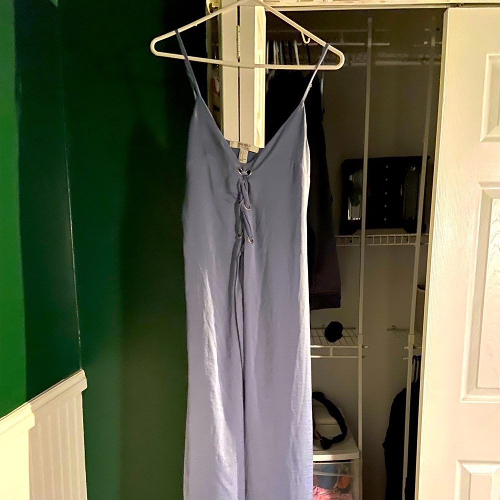 Light blue maxi dress
